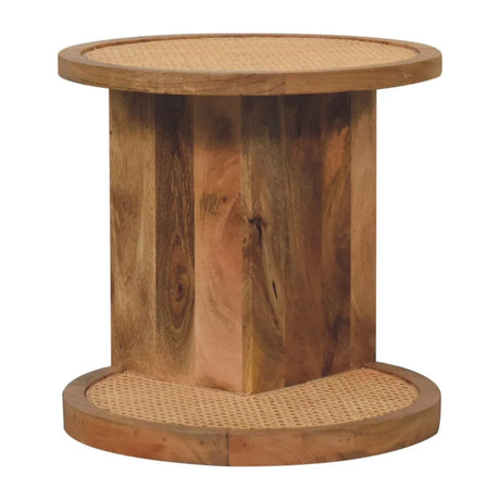 Close Knit Corner End Table - Oak - Furniture Home Direct
