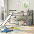 Bunk Bed With Convertible Ladder And Slide - Furniture Home Direct