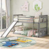 Bunk Bed With Convertible Ladder And Slide - Furniture Home Direct