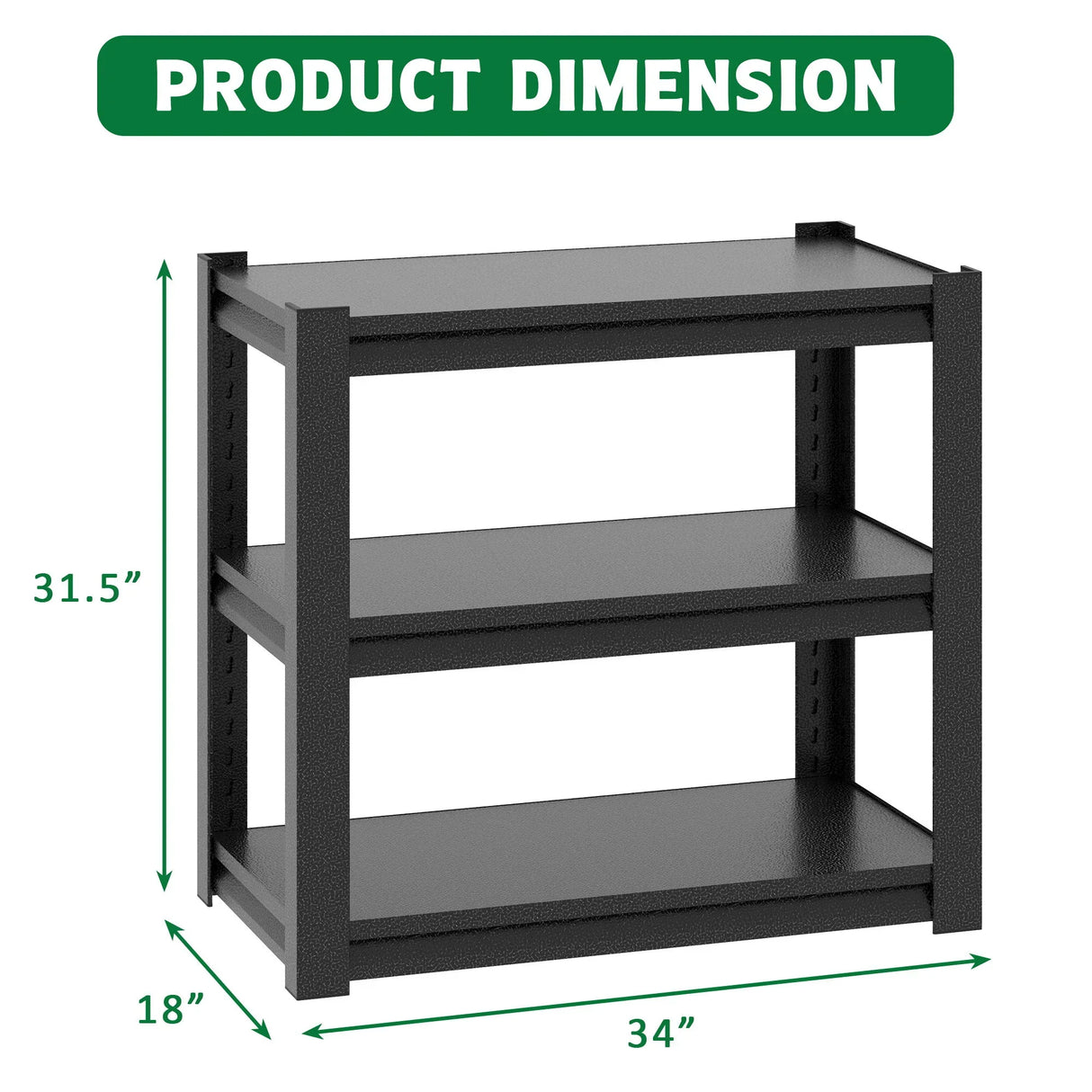Stylish Metal Aquarium Stand For 20 - 30 Gallon Tanks, 3 Tier Adjustable Shelf - Furniture Home Direct