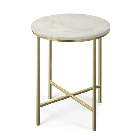 Tara - Side Table - Gold - Furniture Home Direct