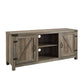 Farmhouse Barn Door TV Stand For TVs Up To 65" - Furniture Home Direct