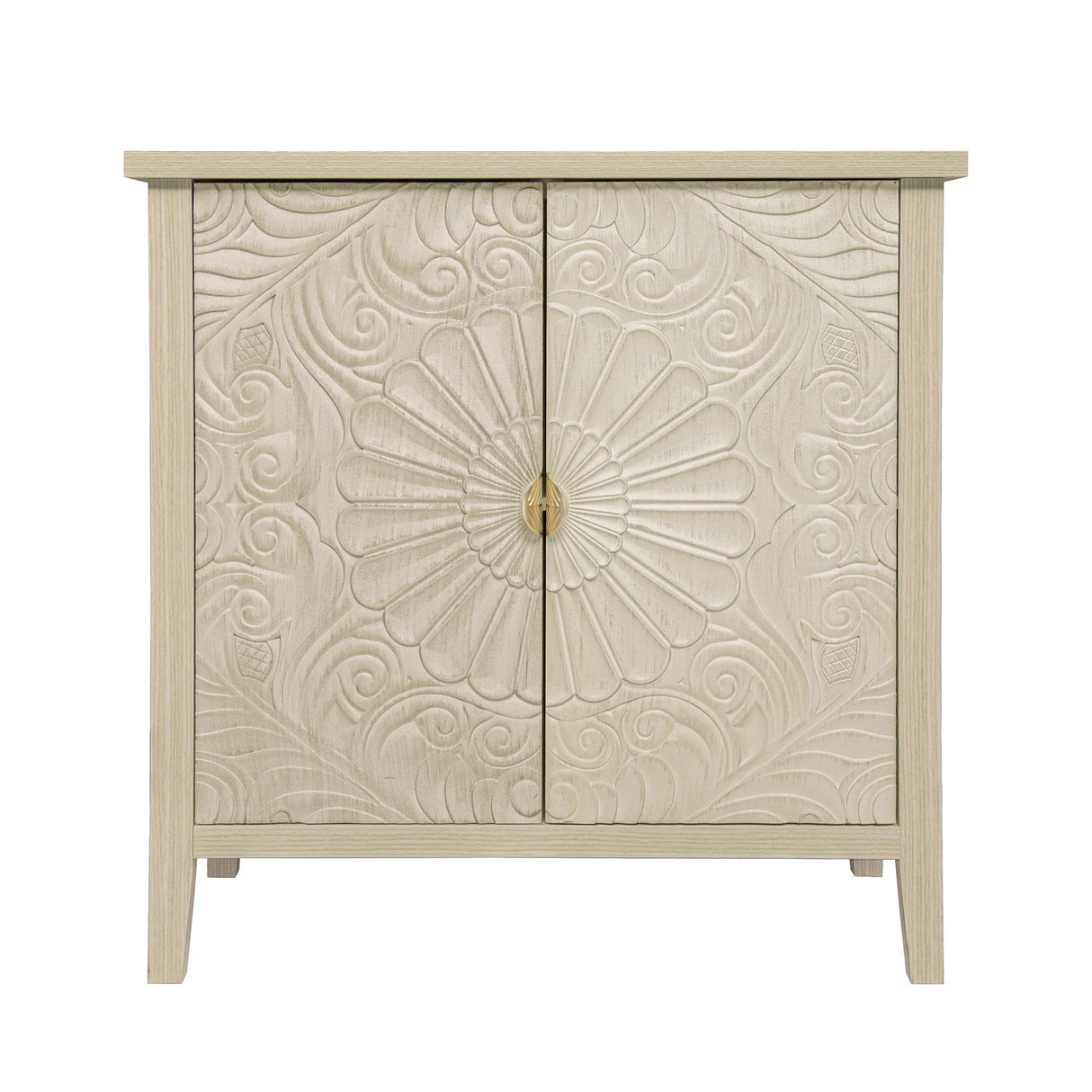 2 Door Cabinet, American Furniture, Suitable For Bedroom, Living Room, Study - Natural - Furniture Home Direct