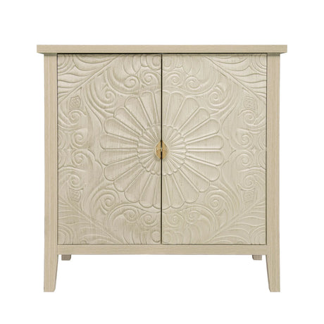 2 Door Cabinet, American Furniture, Suitable For Bedroom, Living Room, Study - Natural - Furniture Home Direct