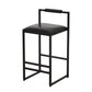 Elegant Bar Stool Set With Backrest And Footrest, Counter Height (Set of 2) - Furniture Home Direct