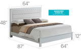 Transitional Modern Design Bed - Furniture Home Direct