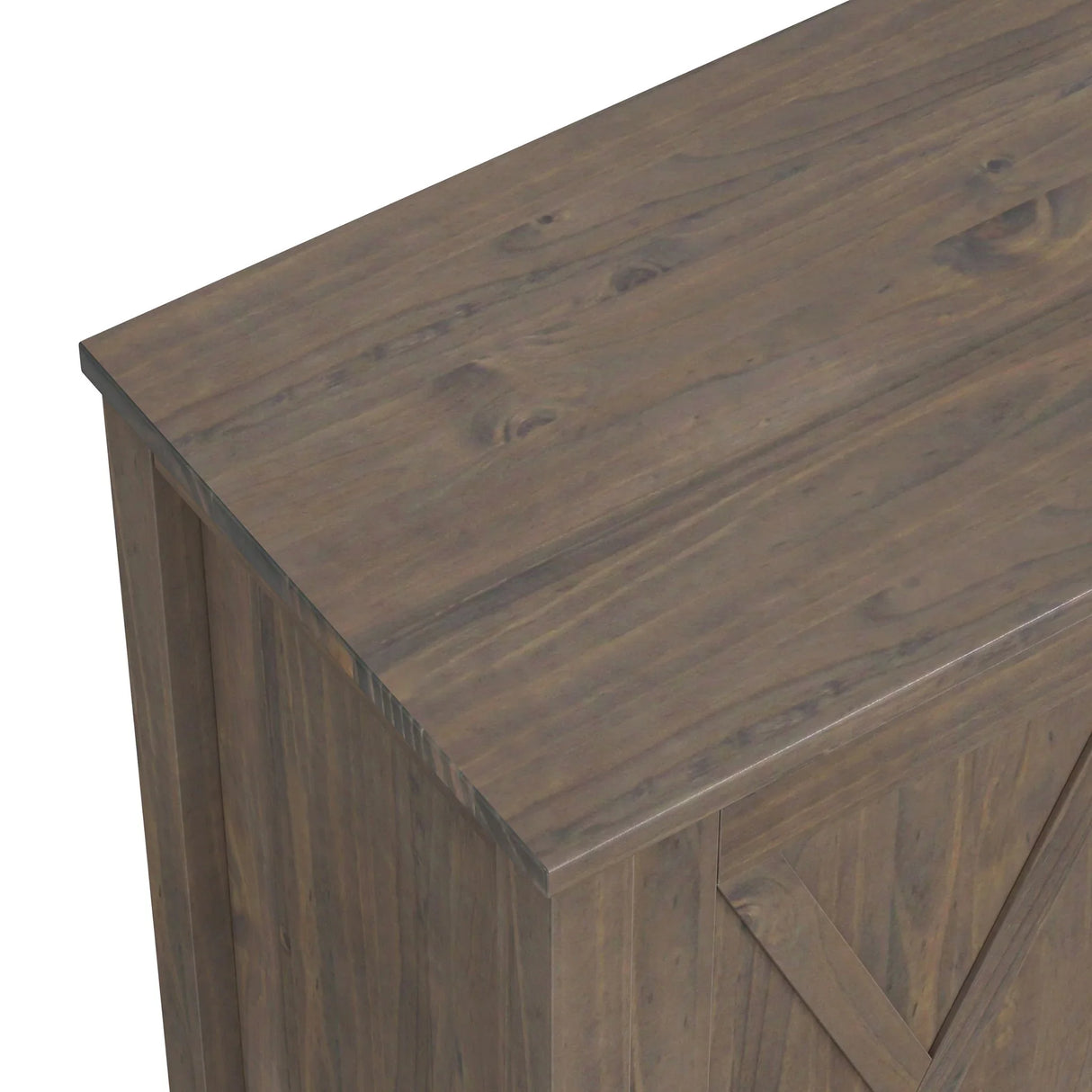 Ela - Low Storage Cabinet - Smoky Brown - Furniture Home Direct