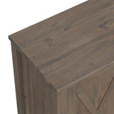 Ela - Low Storage Cabinet - Smoky Brown - Furniture Home Direct