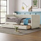Corduroy Daybed With Two Drawers And Wood Slat - Furniture Home Direct