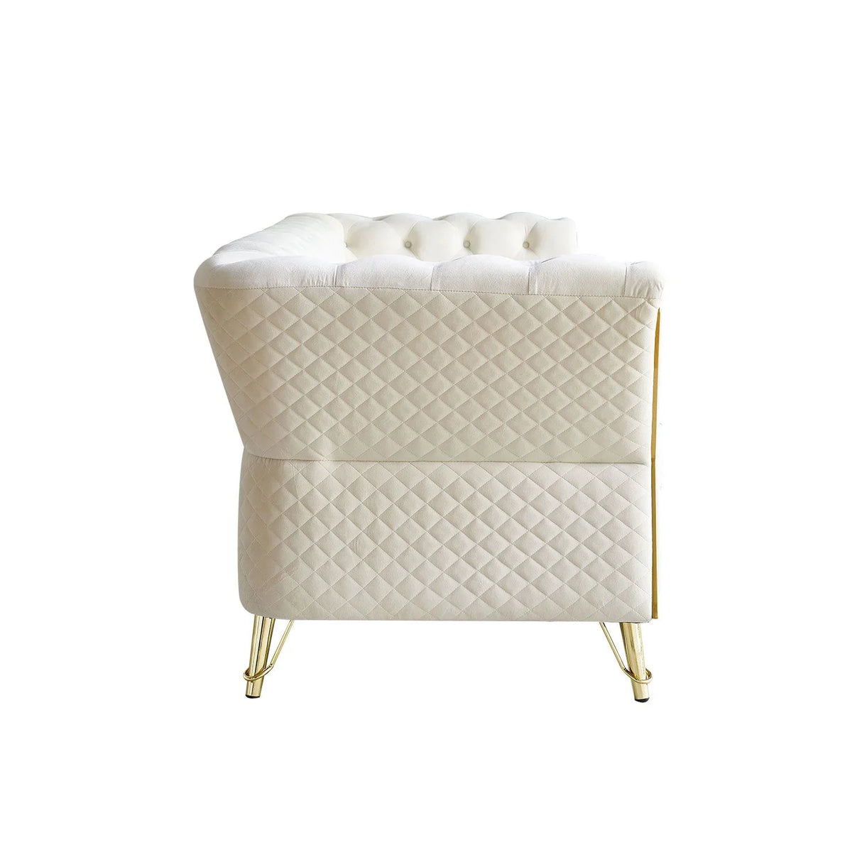 Modern Tufted Velvet Sofa For Living Room - Furniture Home Direct