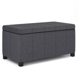 Dover - Upholstered Storage Ottoman Bench - Furniture Home Direct