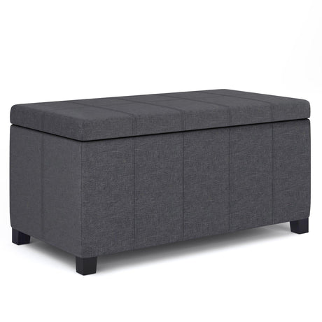 Dover - Upholstered Storage Ottoman Bench - Furniture Home Direct