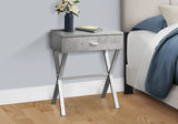 Accent Side X Table, Storage Drawer, Contemporary & Modern - Furniture Home Direct