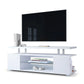 TV Stant With LED And Large Side Cabinet - Furniture Home Direct
