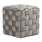 Square Braided Ottoman - - Furniture Home Direct