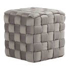Square Braided Ottoman - - Furniture Home Direct