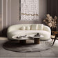 Drake - Japandi Style Curvy Boucle Sofa - Furniture Home Direct
