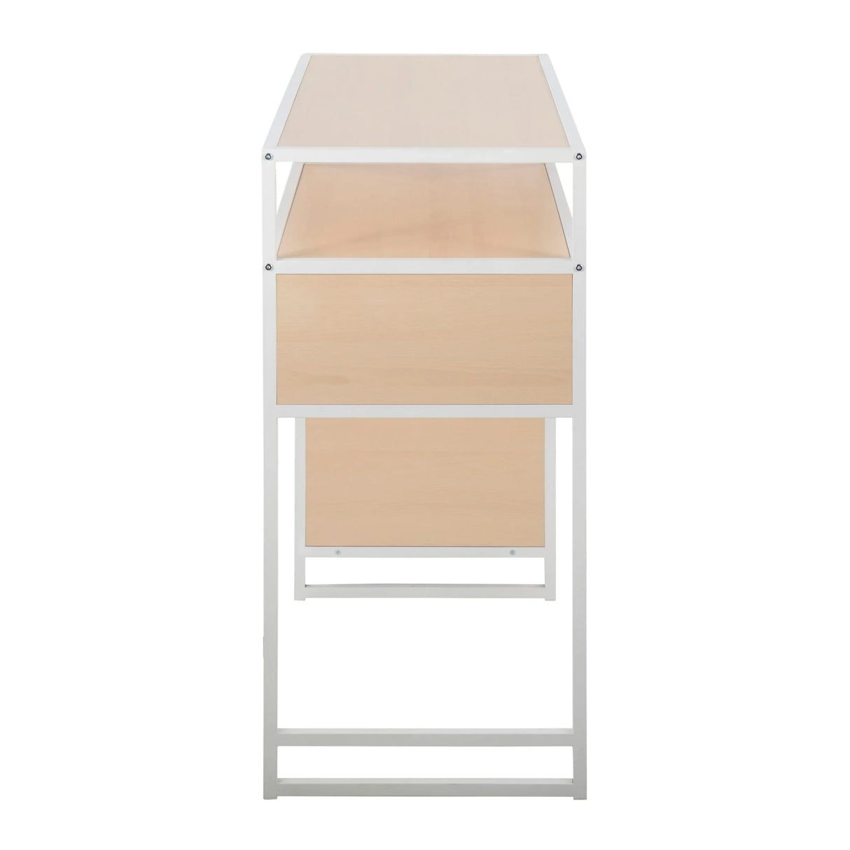 Display - Farmhouse Bar Height Table With Storage Space - Furniture Home Direct