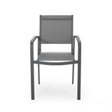 Waterfal - Outdoor Aluminum Dining Chair With Mesh Seat (Set of 2)