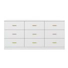 9 Drawer Dresser, Ample Storage For Bedroom