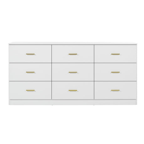 9 Drawer Dresser, Ample Storage For Bedroom