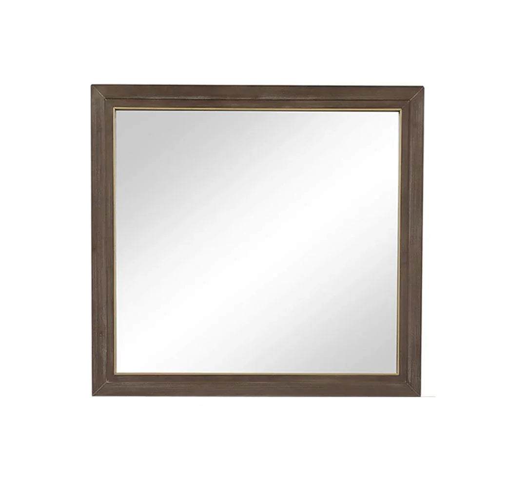 Tango - Mirror - Sandblasted Walnut - Furniture Home Direct