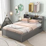 Full Bed With Trundle, Bookcase - Furniture Home Direct