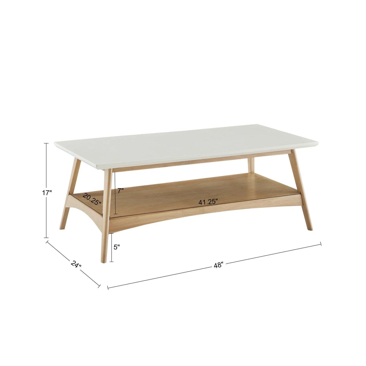 Modern Table With Extra Storage - Furniture Home Direct