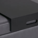Oregon - Contemporary Storage Ottoman Bench With Tray - Furniture Home Direct