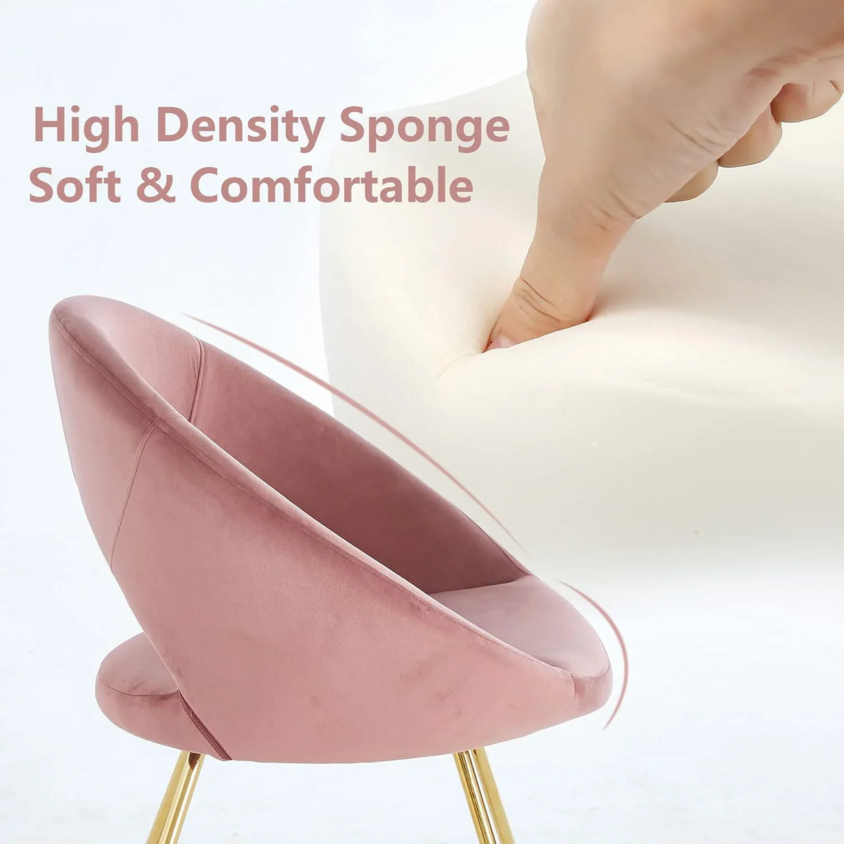 Modern Accent Velvet Chair (Set of 2) - Furniture Home Direct