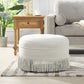 Yolanda - Round Upholstered Accent Ottoman - Furniture Home Direct