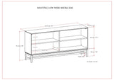 Banting - Low Wide Bookcase - Walnut Brown - Furniture Home Direct