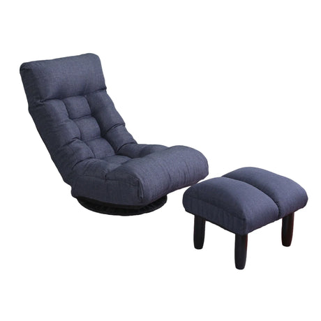 Adjustable Japanese Reclining Floor Chair Sofa With Metal Frame For Living Room - Furniture Home Direct