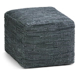 Fredrik - Handcrafted Square Pouf - Furniture Home Direct