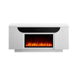 Alessia - Electric Fireplace With Multi Color LED And Flame Settings - Furniture Home Direct