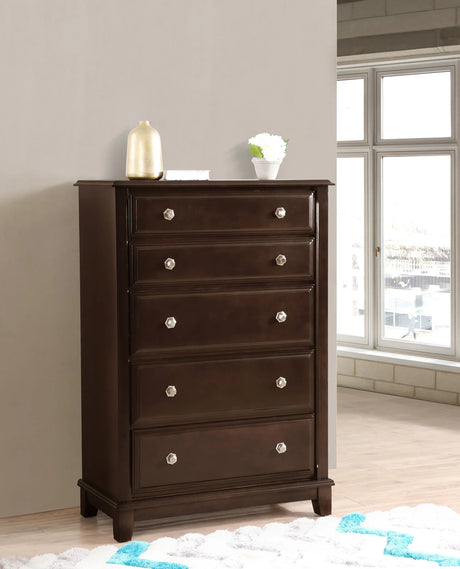 Ashford - Chest - Cappuccino - Furniture Home Direct