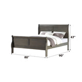 Louis Philippe - Sleigh Bedroom Set - Furniture Home Direct