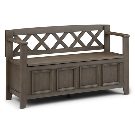 Amherst - Handcrafted Entryway Storage Bench - Furniture Home Direct