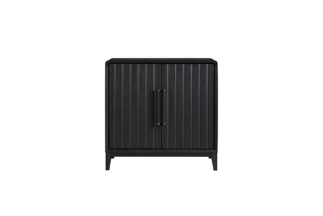 Ample Storage Bar Cabinet - Peppercorn - Furniture Home Direct
