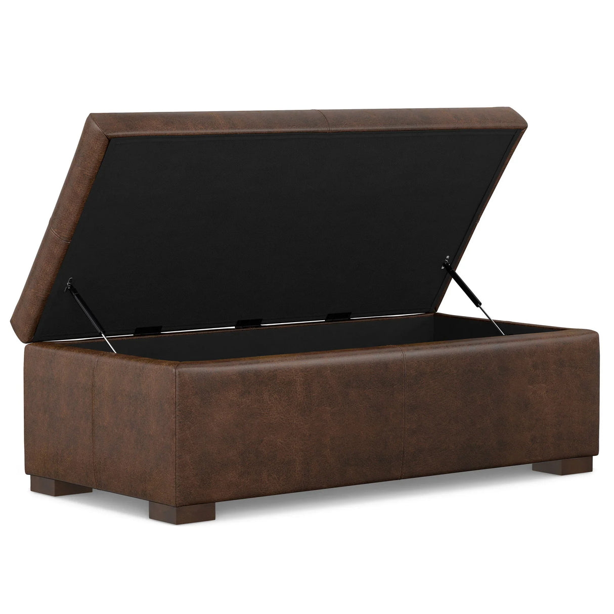 Gabbie - Coffee Table Upholstered Storage Ottoman - Furniture Home Direct