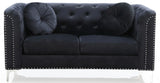 Stylish Sloped Arm Loveseat - Furniture Home Direct