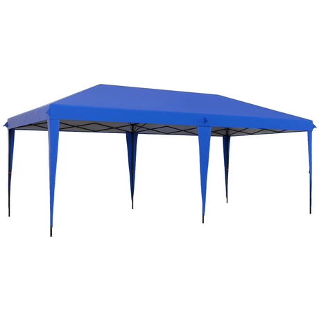 Outsunny - 10' x 19.2' Pop Up Canopy Tent, Heavy Duty Tent For Parties, Outdoor Instant Gazebo Sun Shade Shelter With Carry Bag For Catering, Events, Wedding, Backyard Bbq - Furniture Home Direct
