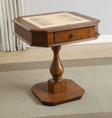Bishop - Reversible Chess Checker Game Table With Game Tray (Chess Fingures Not Included) - Furniture Home Direct