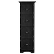 Tall Storage Cabinet With Doors And 4 Shelves For Living Room, Kitchen, Office, Bedroom, Bathroom, Modern - Furniture Home Direct