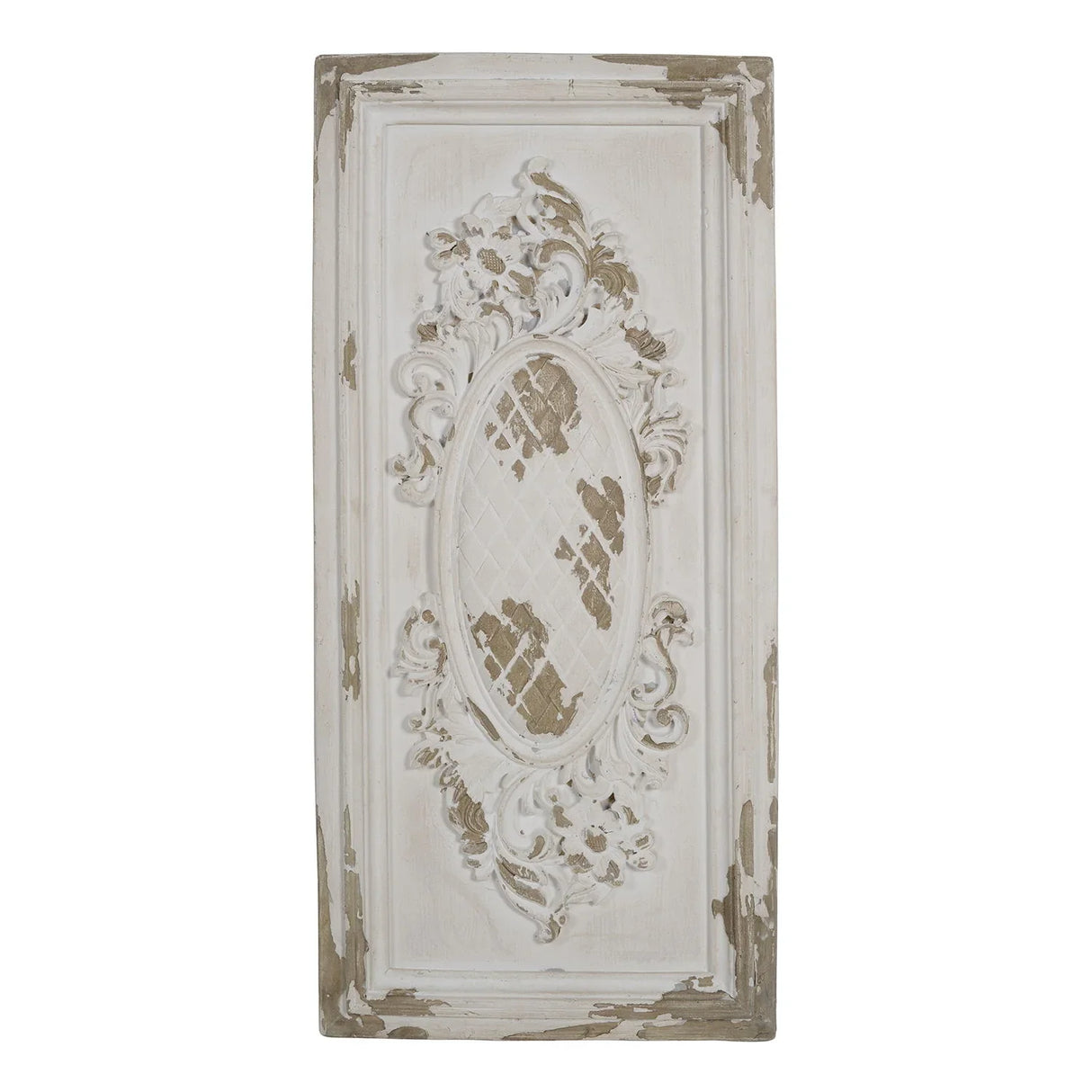 Large Wall Art Panel, Rectangle Wall Sculpture, Wall Decor For Living Room Dining Room Office Bedroom - Cream - Furniture Home Direct