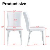 Minimalist Style Minimalist Dining Chairs With Metal Legs - Furniture Home Direct