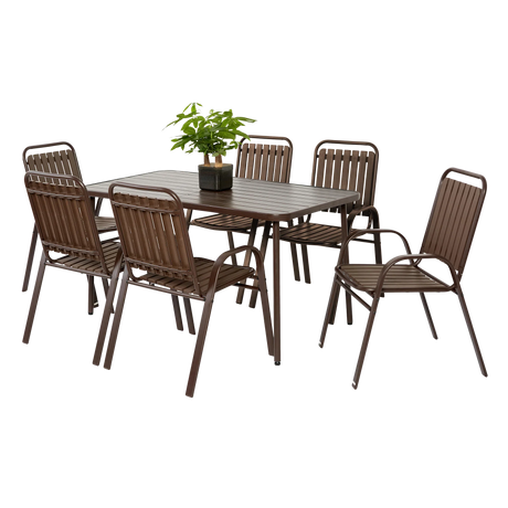 7 Piece Patio Dining Set - Furniture Home Direct