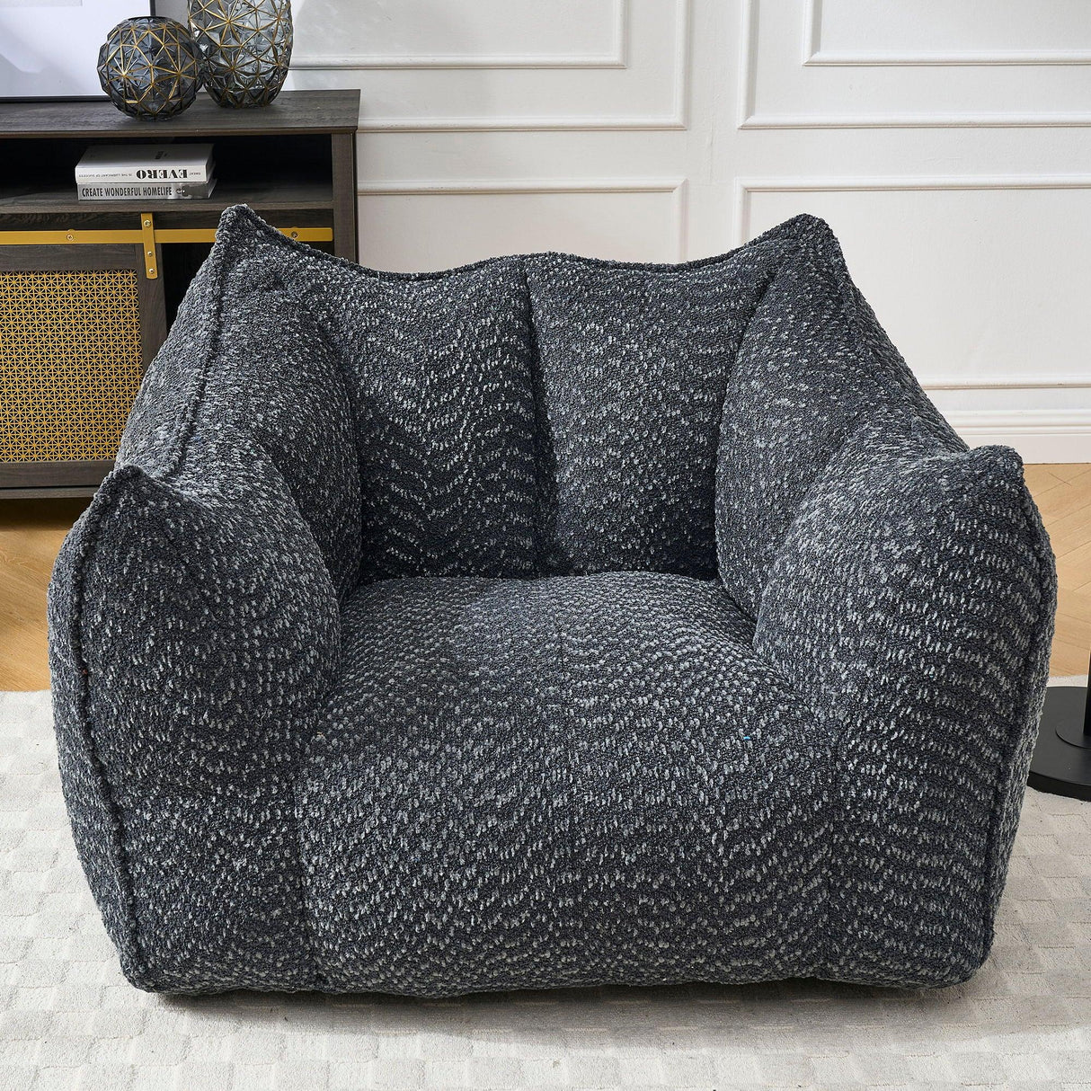 Comfortable Chenille Sofa Chairs With Highly Resilient Foam For Living Rooms And Bedrooms - Furniture Home Direct