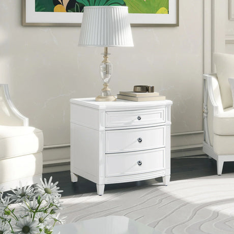 Dauphin - 3 Drawer Accent End Table - Furniture Home Direct