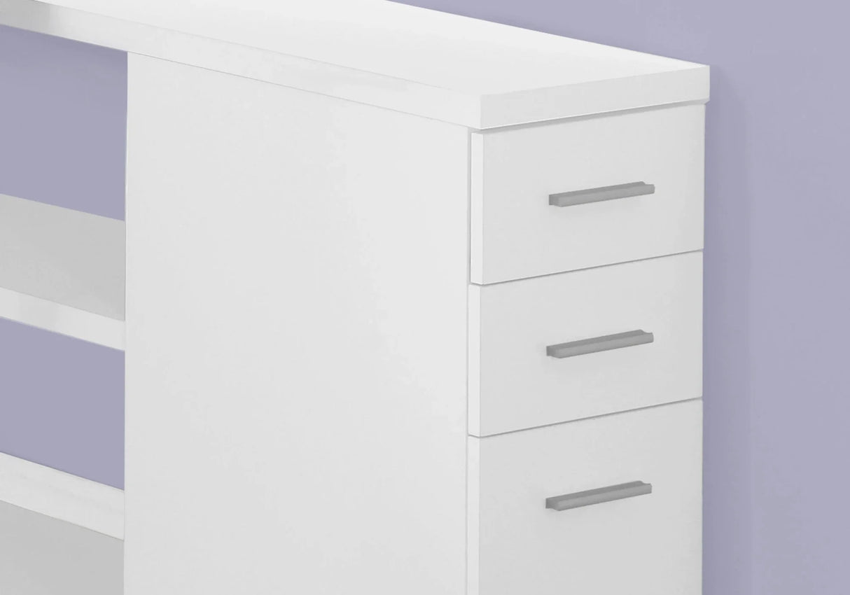 Computer Desk, Home Office, Corner, Left, Right Set - Up, Storage Drawers, L Shape, Laptop, And Contemporary & Modern - Furniture Home Direct